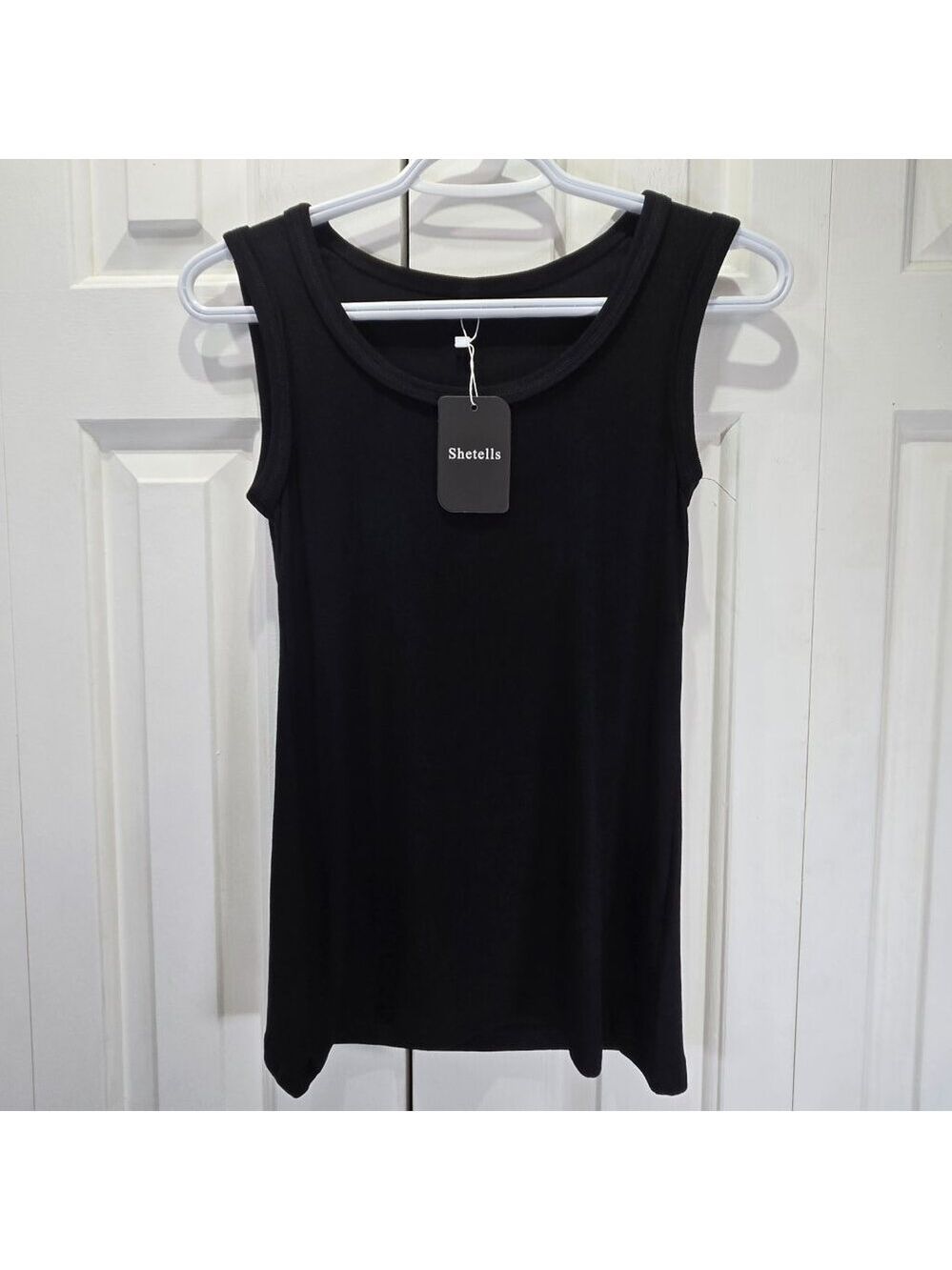 NWT Women’s Black Ribbed Summer Tank Top – Size Small